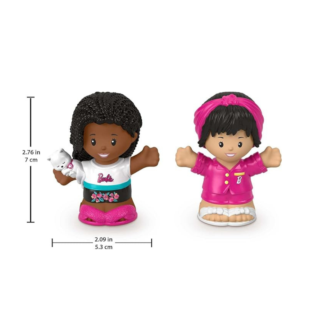 FISHER PRICE BARBIE LITTLE PEOPLE 2 PACK PLAY SET WITH CAT