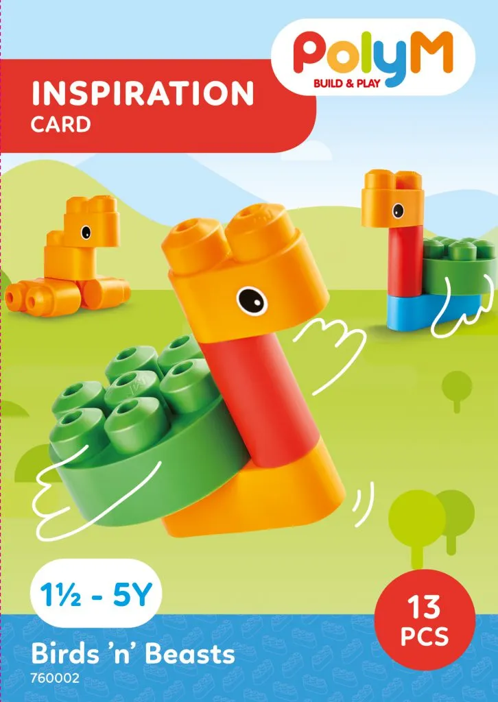 BIRDS BEASTS / POLYM BUILD & PLAY
