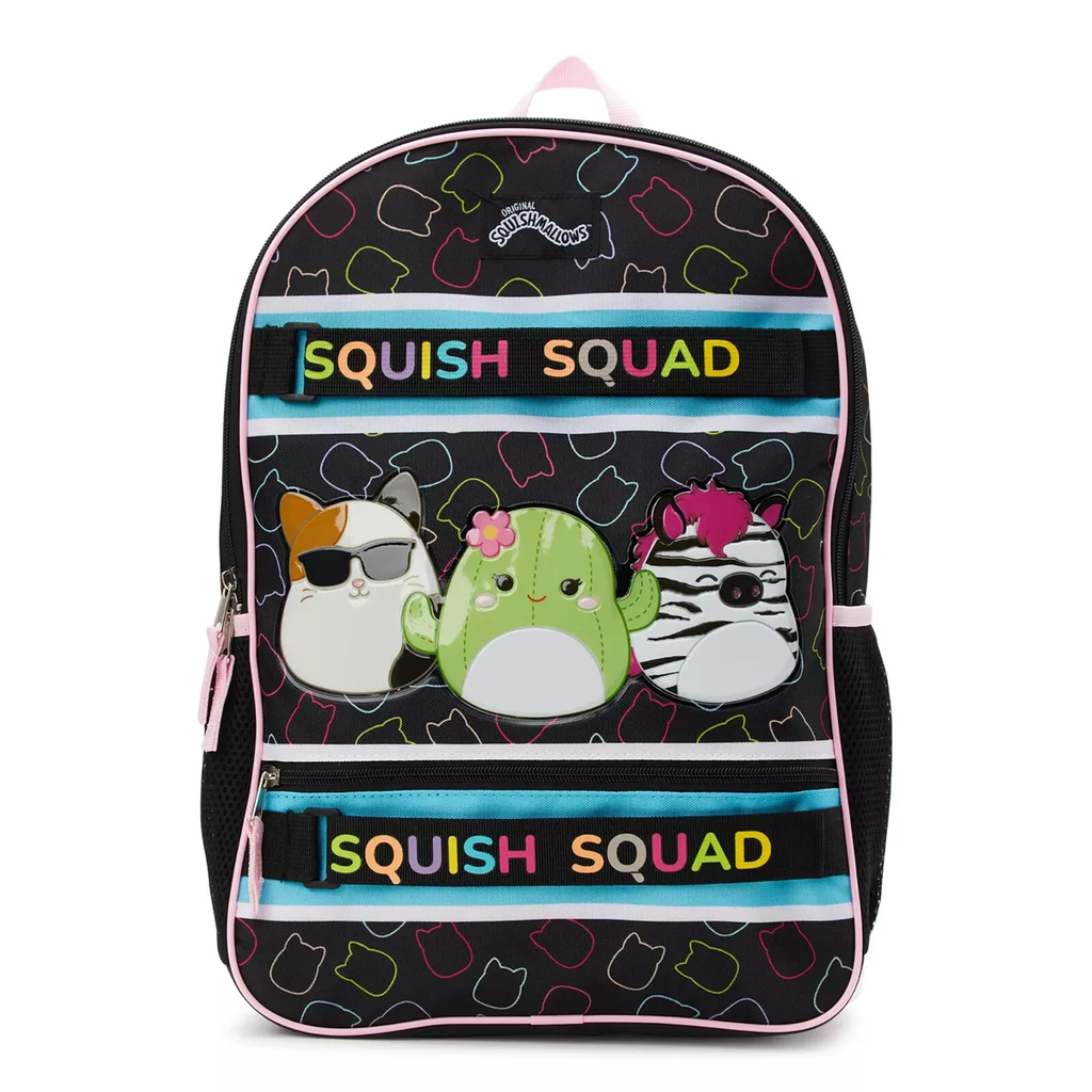 BOLSO SQUISH SQUAD GATO CACTUS ZEBRA