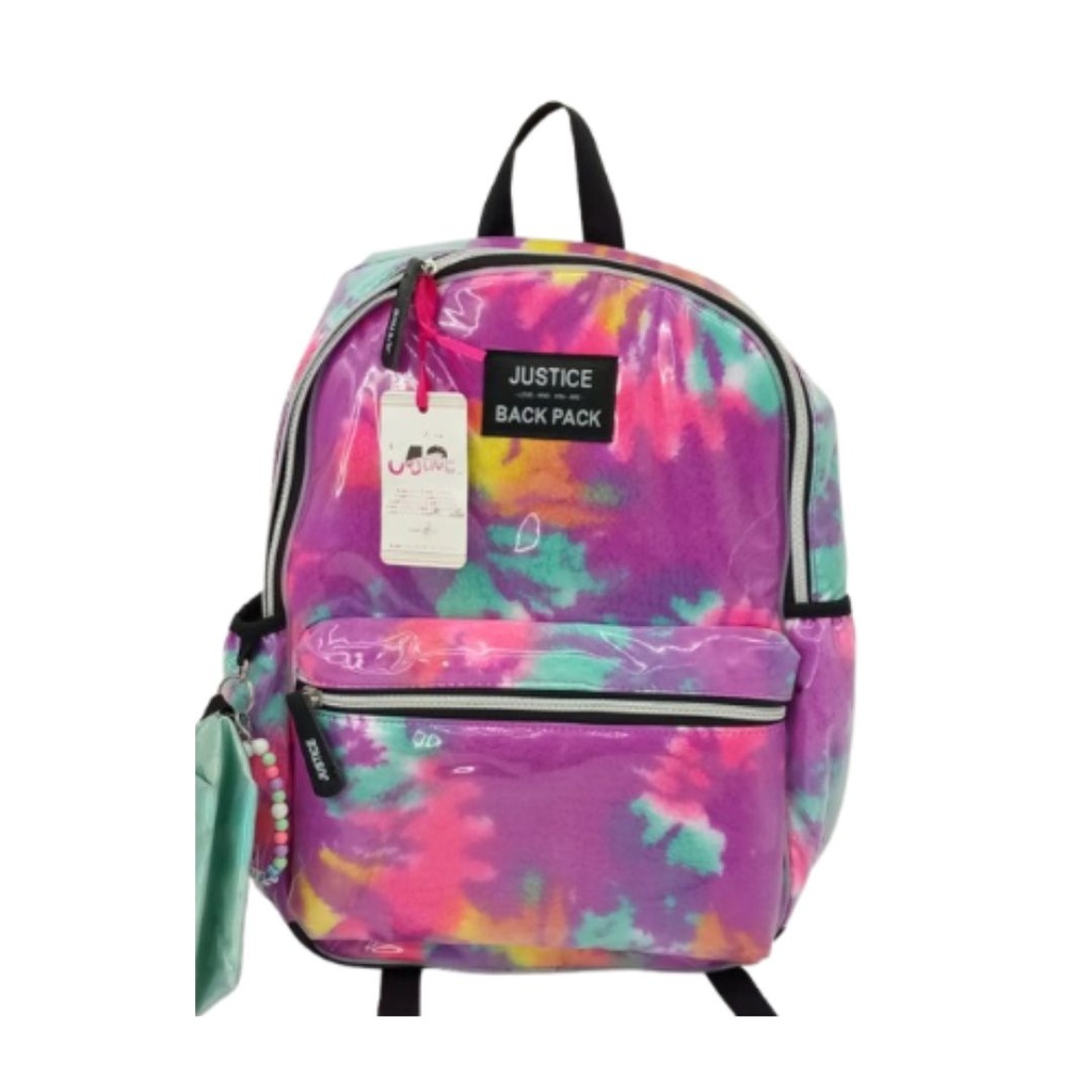 BOLSO JUSTICE TERCIOPELO ARCOIRIS