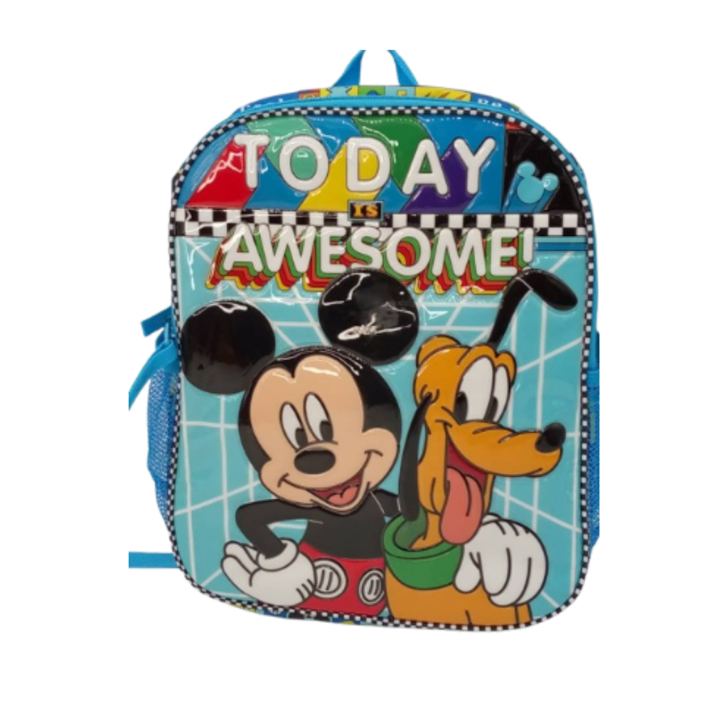 BOLSO, LONCHERA Y CARTUCHERA MICKEY MOUSE