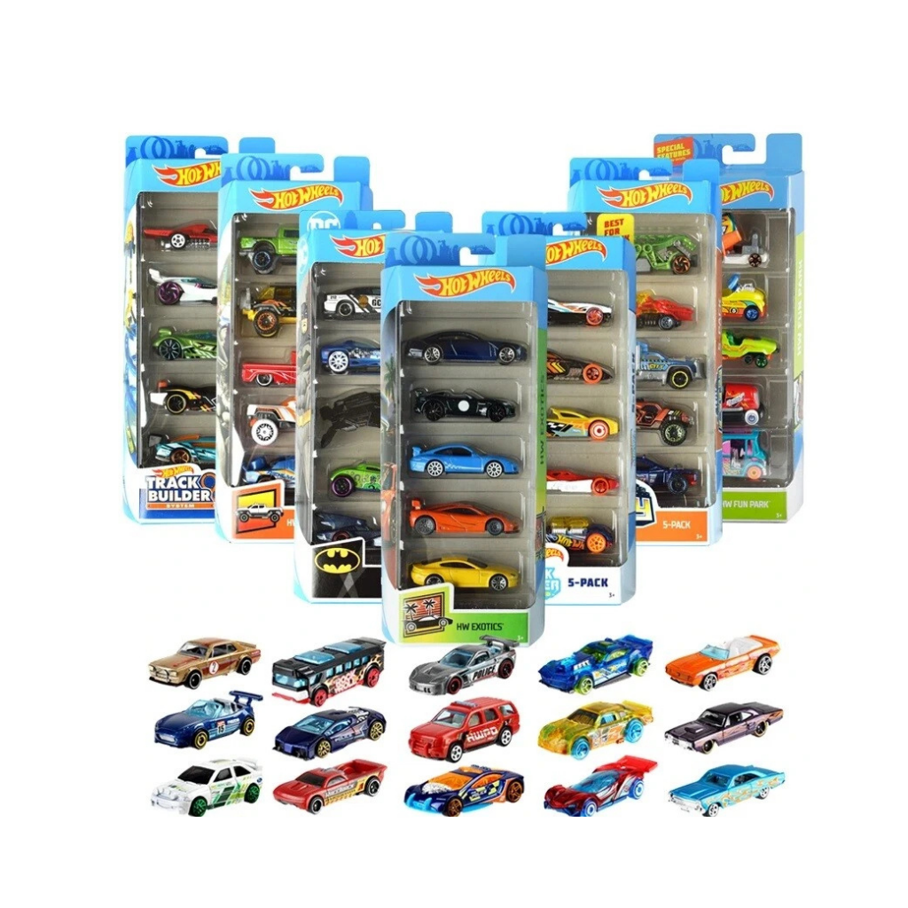 MATTEL HOT WHEELS  PACK 5 VEHICULOS