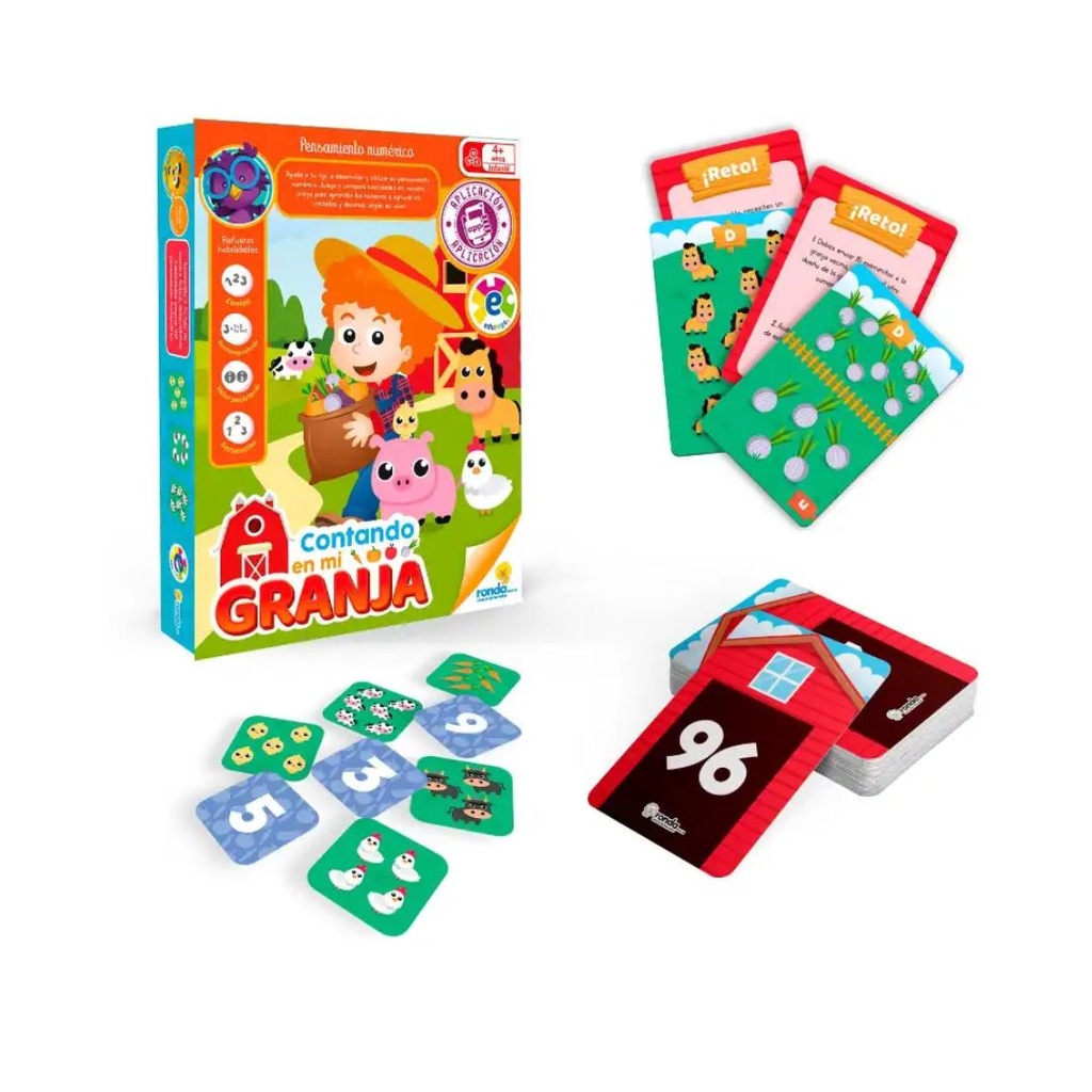 CONTANDO EN MI GRANJA, JUEGO DIDACTICO