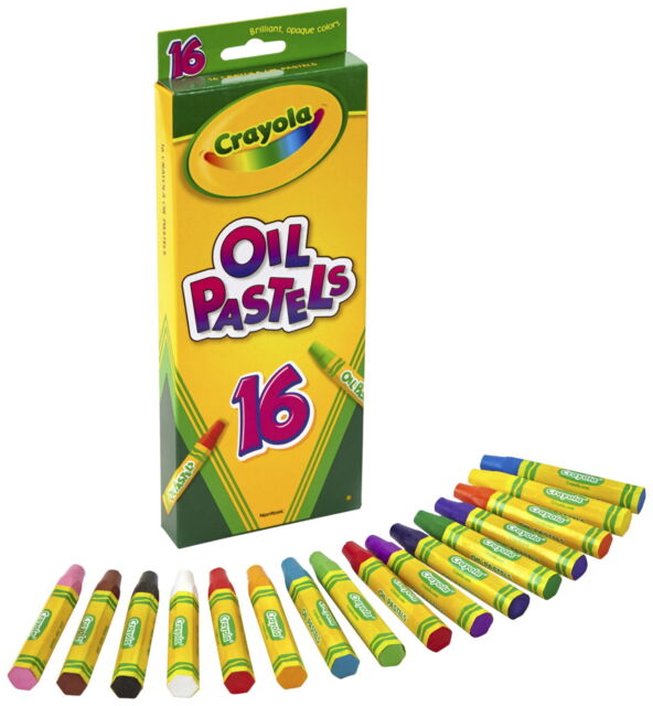 16 CRAYONES PASTELES AL OLEO DE CRAYOLA