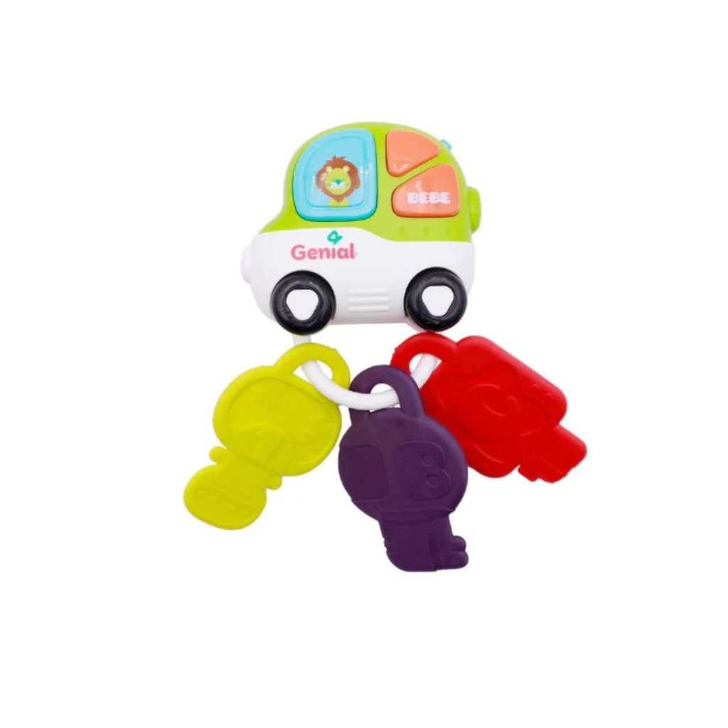 GENIAL CARRO MUSICAL CON LUCES Y MORDEDOR