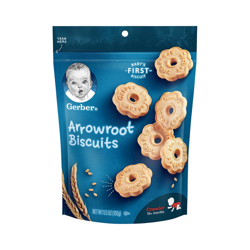 GERBER ARROWROOT BISCUITS