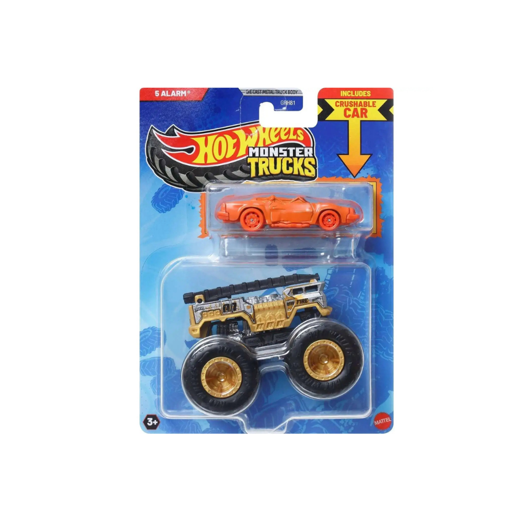 MATTEL HOT WHEELS MONSTER TRUCKS 5 ALARMA 