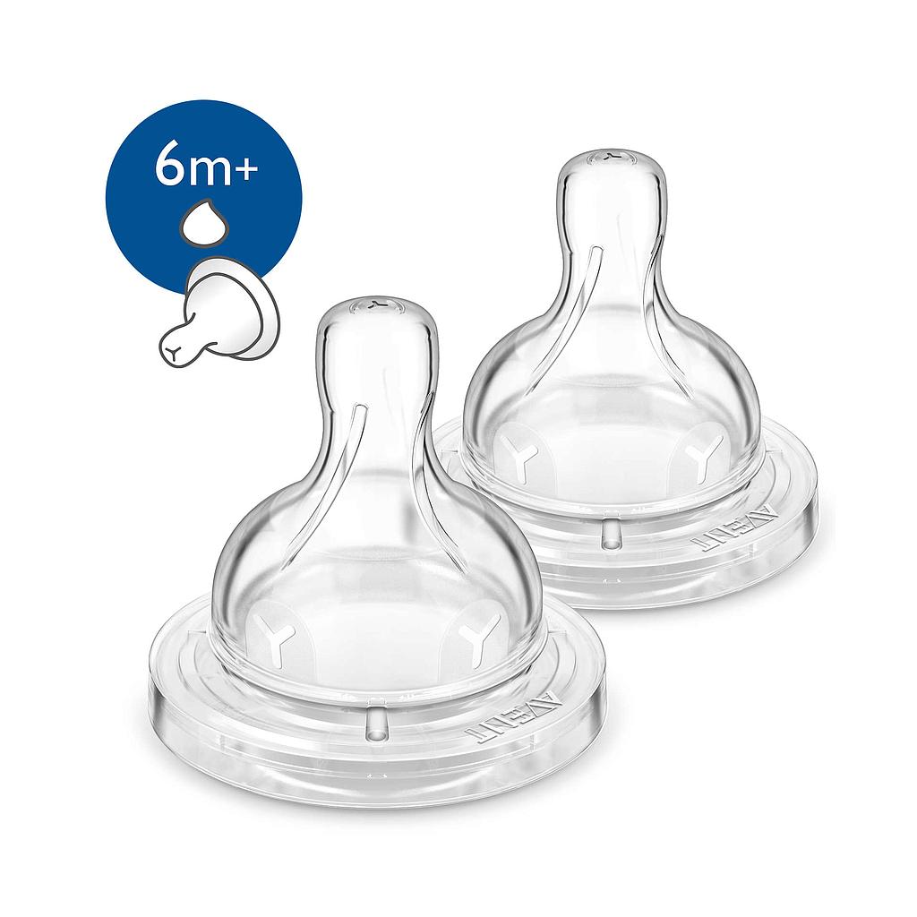 PHILIPS AVENT TETINA CLASICA 6M+ PARA ALIMENTOS ESPESOS 