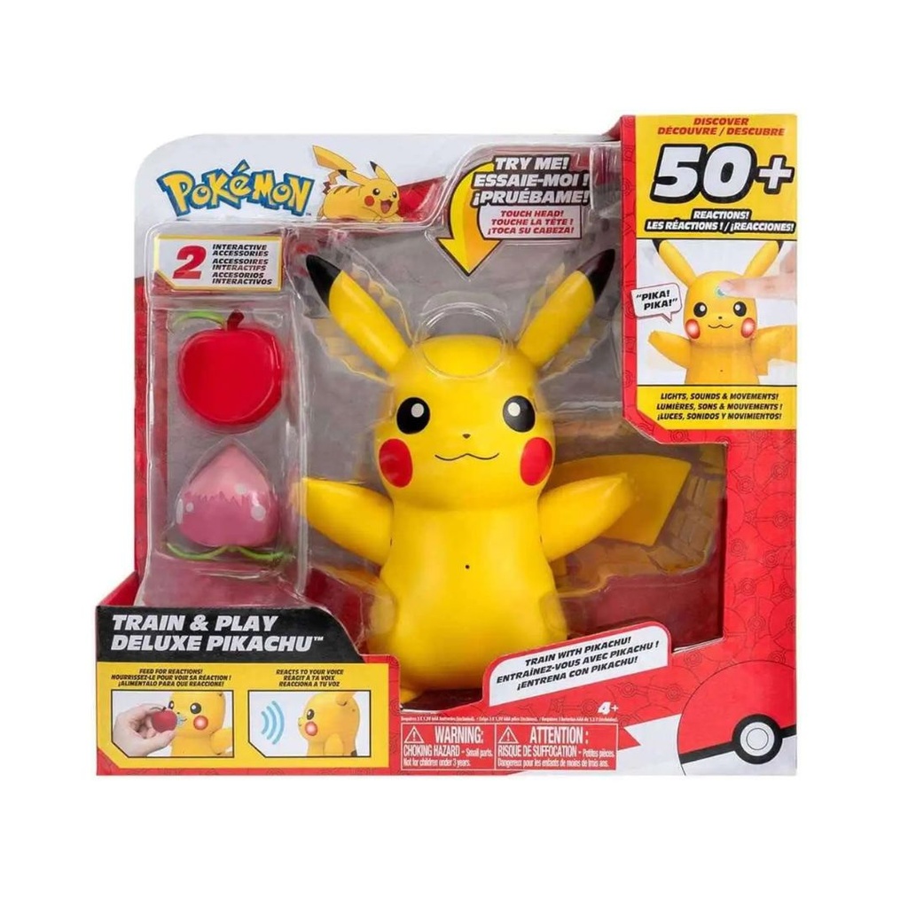 FIGURA POKEMON ENTRENA CON PIKACHU