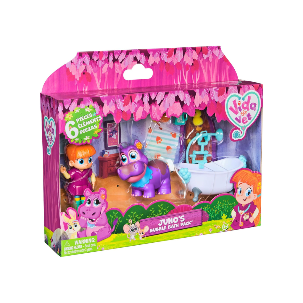 JUNO'S BUBBLE BATH-Figuras de acción de Vida y Juno con Cambio de Color