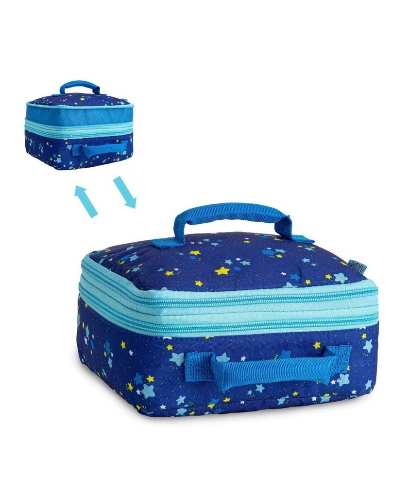 LONCHERA TASTY AZUL CON ESTRELLAS