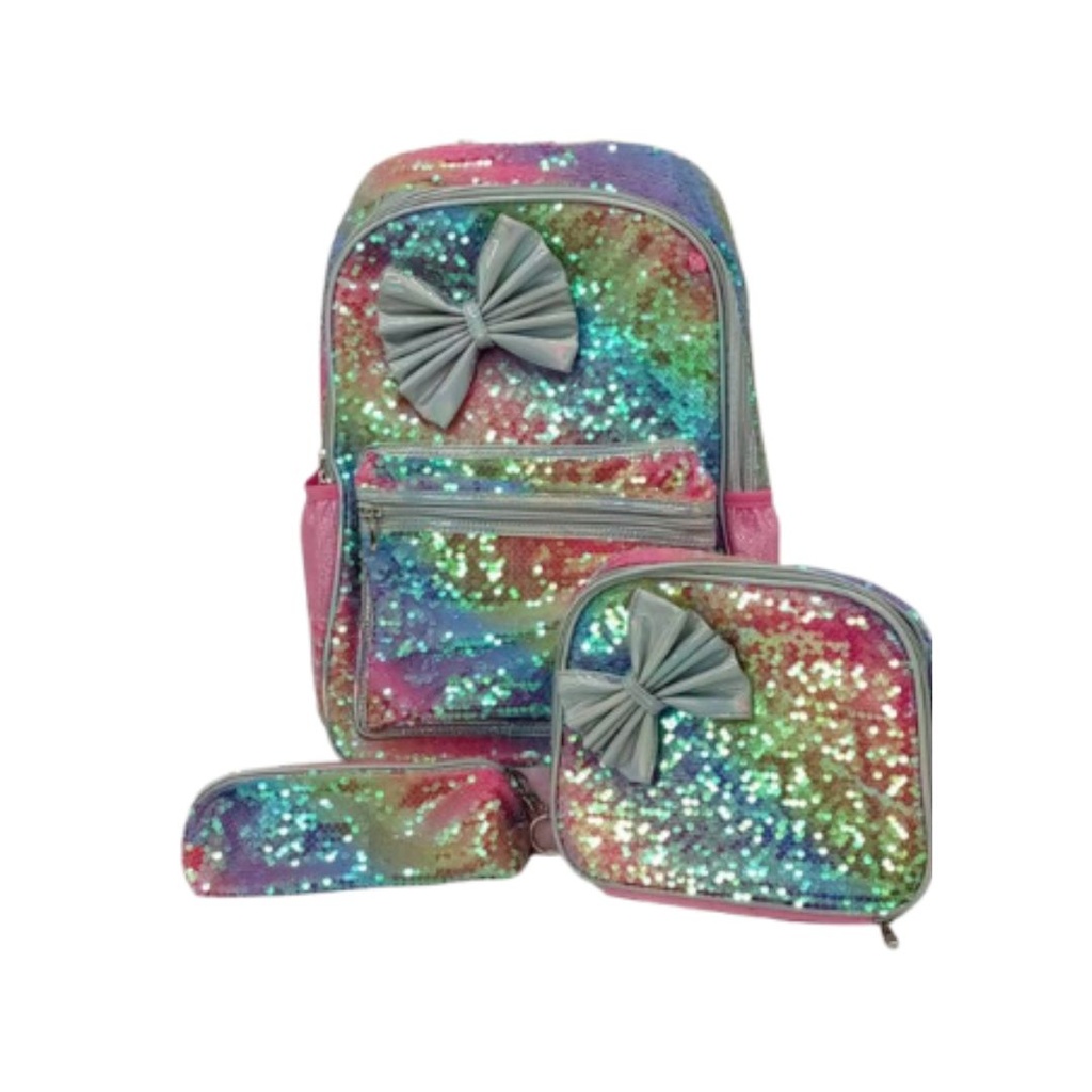MALETA JAMISNESTAR DE LENTEJUELAS CON LAZO