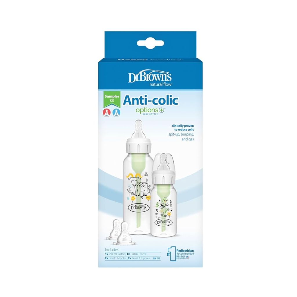 DR BROWN'S SET DE 2 BIBERONES VERDE