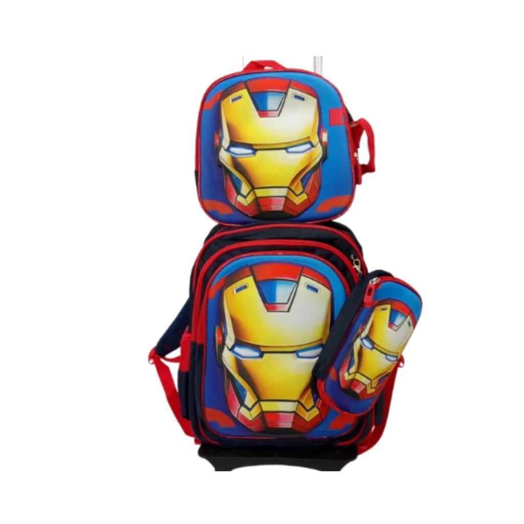 MALETA CON CARA DE IRON MAN
