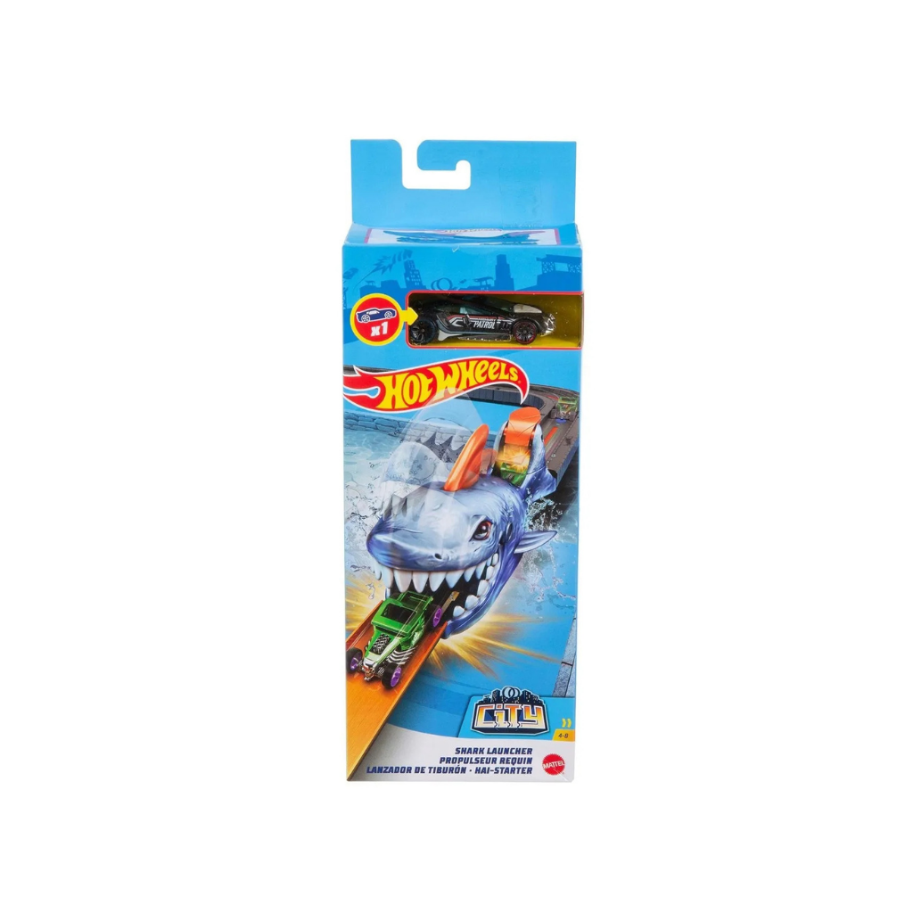 MATTEL  HOT WHEELS LANZADOR DE TIBURON
