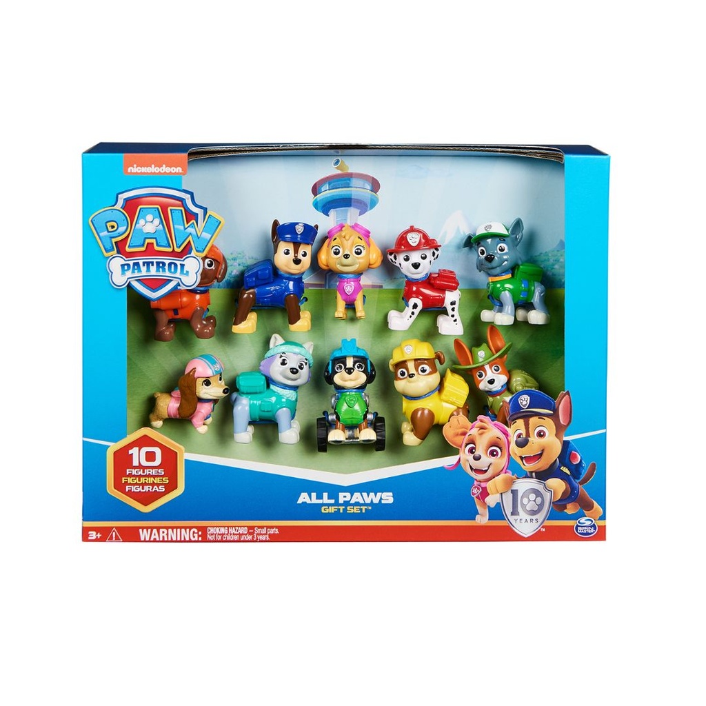 SPINMASTER 10 PERSONAJES DE PAW PATROL
