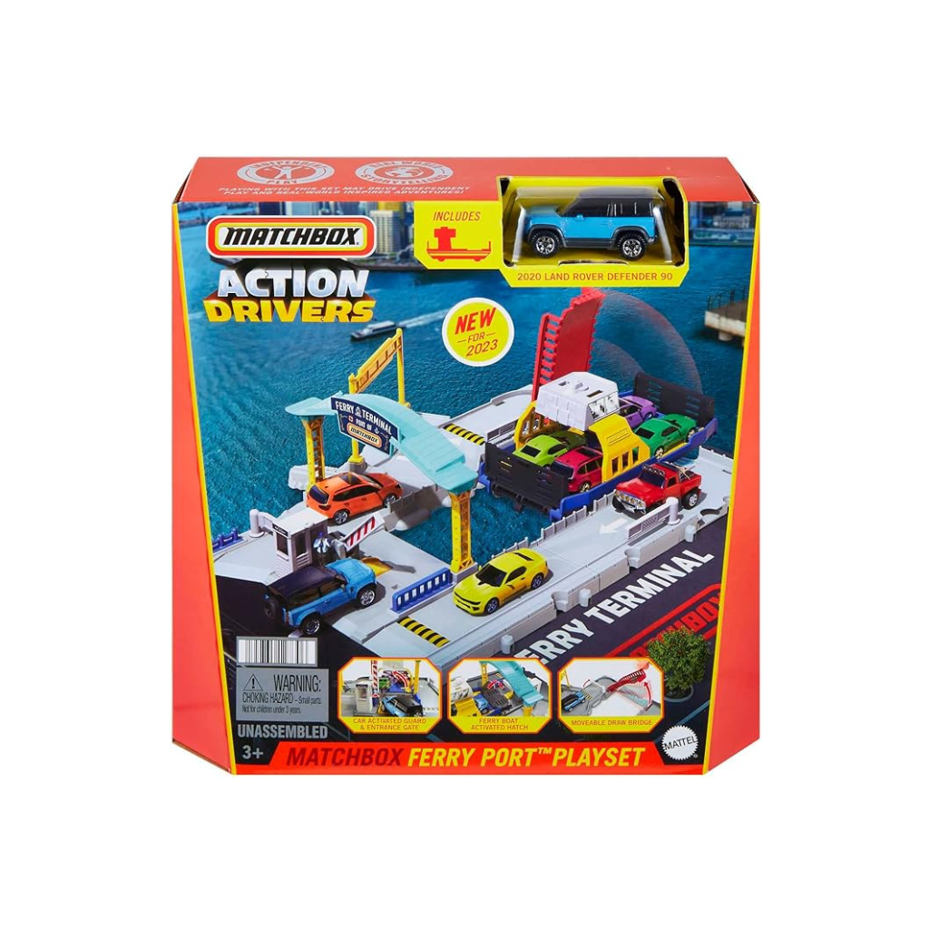 MATTEL  MATCHBOX JUEGO DE PUERTO DE FERRY