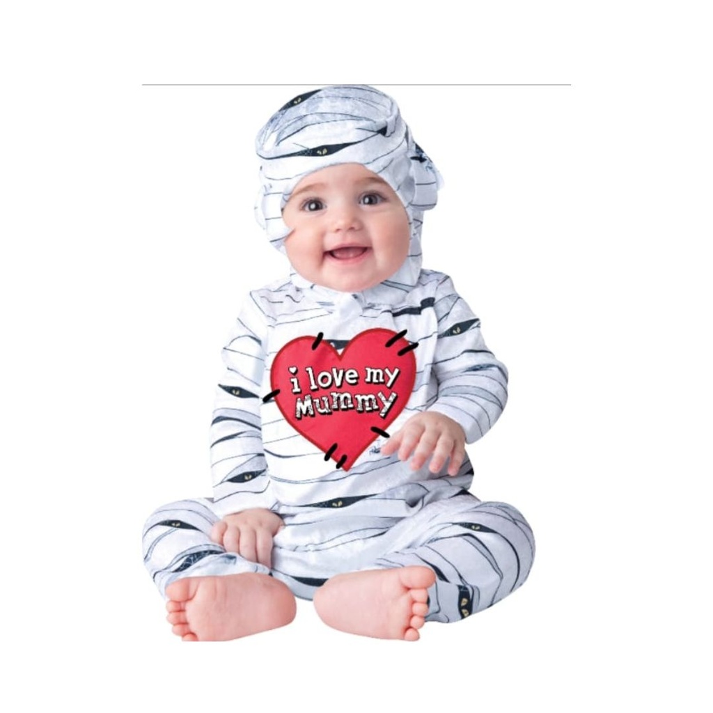 DISFRAZ DE MOMIA IMPORTADO TALLA 6-12M