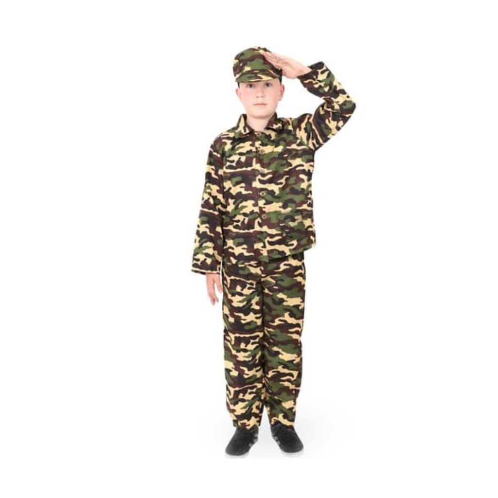 DISFRAZ DE MILITAR IMPORTADO TALLA 6-7
