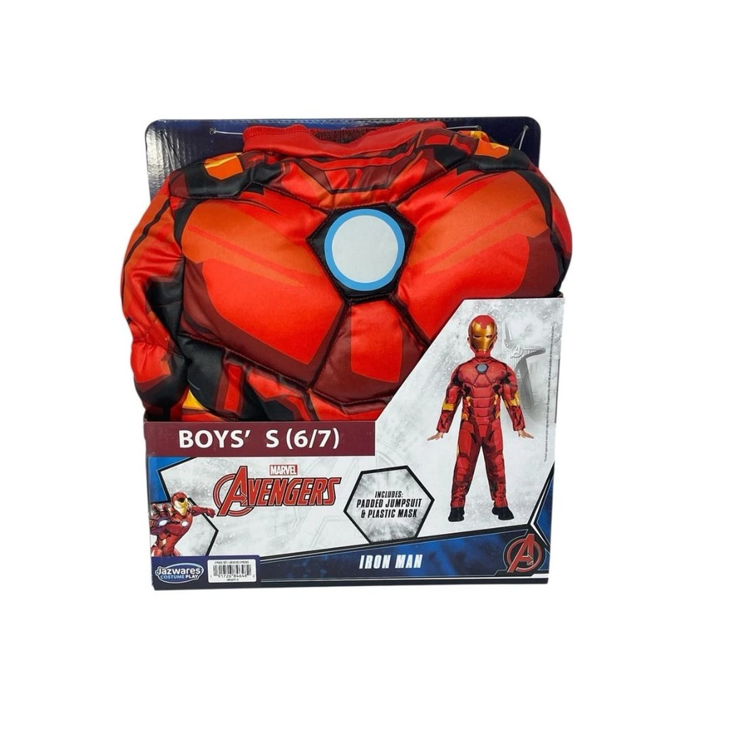 DISFRAZ DE IRON MAN IMPORTADO TALLA 6-7