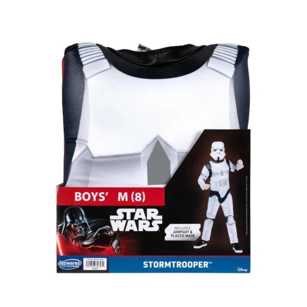 DISFRAZ DE STORMTROOPER STAR WARS IMPORTADO TALLA 10-12
