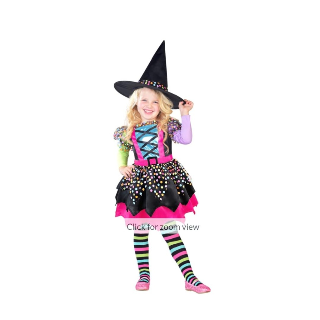 DISFRAZ DE BRUJA IMPORTADO TALLA 3T-4T