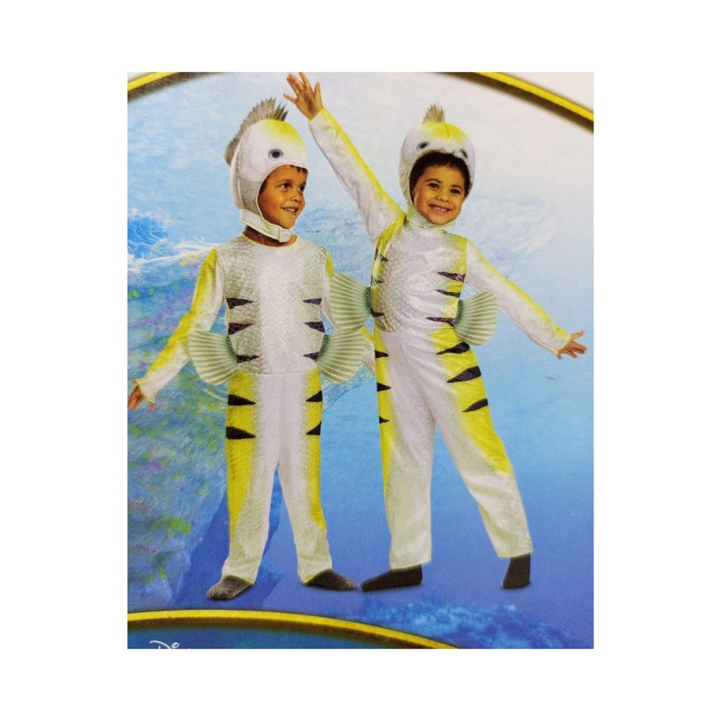 DISFRAZ DE FLOUNDER LA SIRENITA TALLA 2T