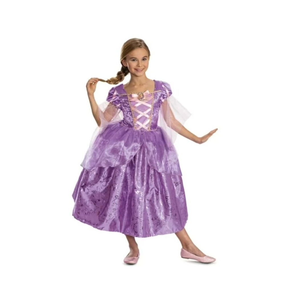 DISFRAZ DE PRINCESA RAPUNZEL TALLA 4-6