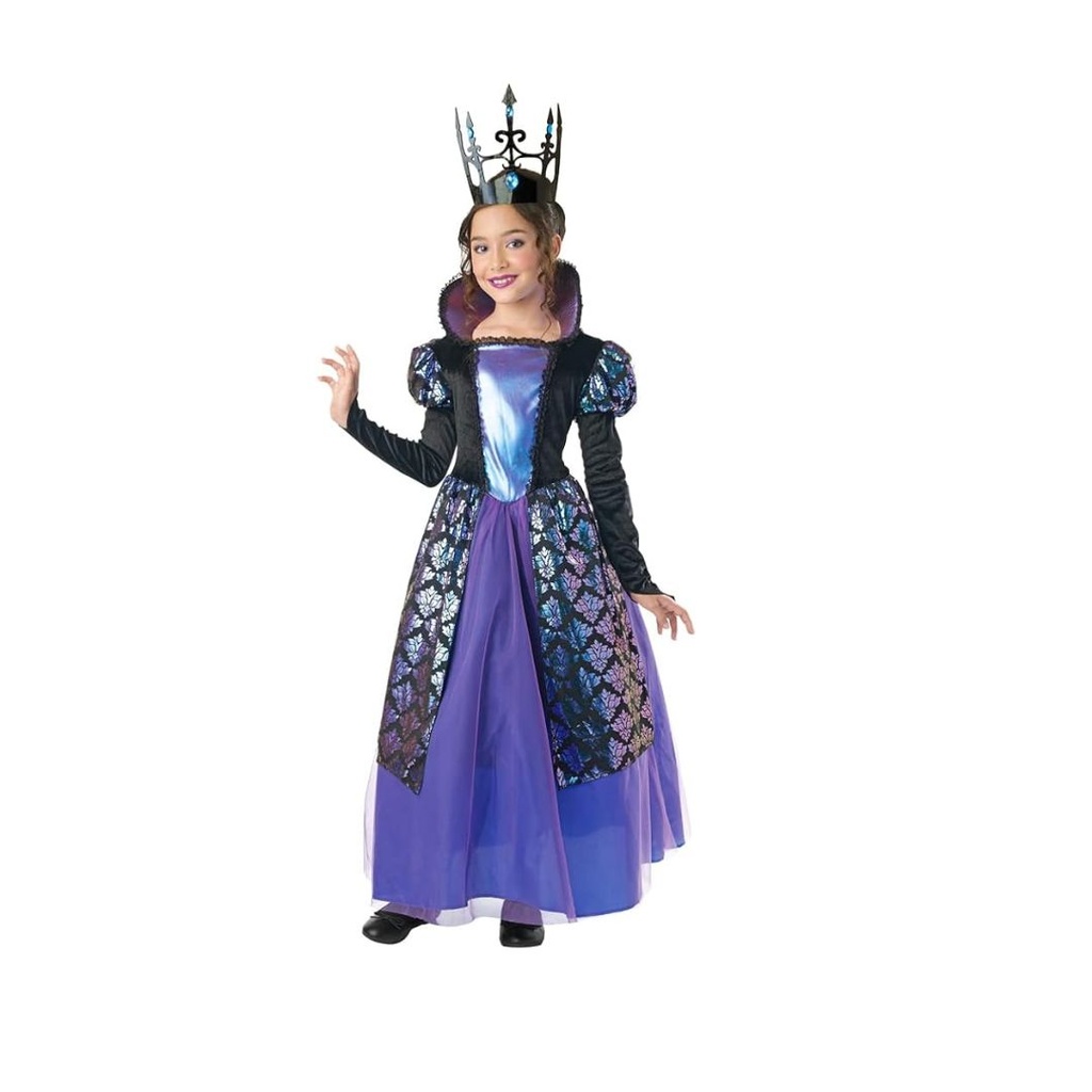 DISFRAZ DE REINA GOTICA TALLA 7-8