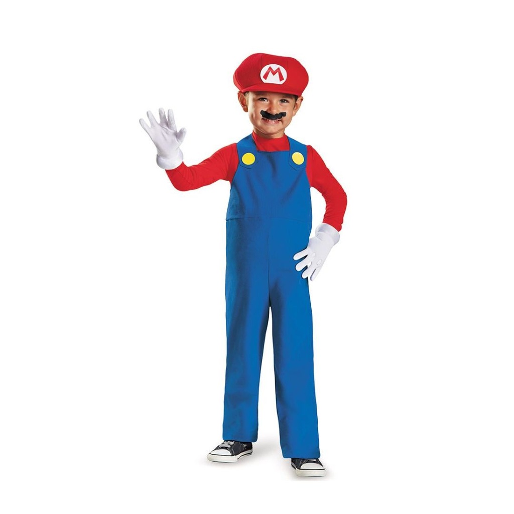 DISFRAZ DE MARIO BROS TALLA 8-10