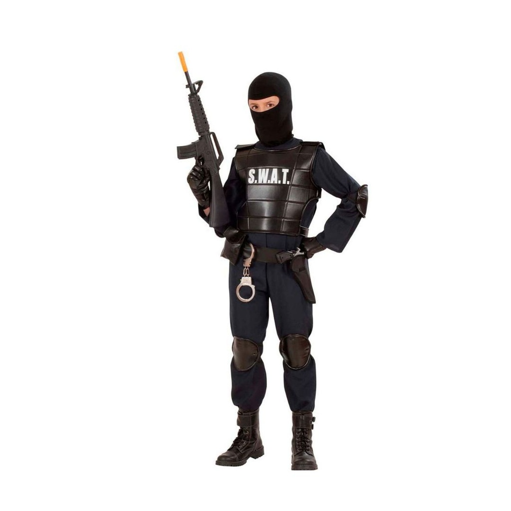 DISFRAZ DE AGENTE SWAT TALLA S-M-L