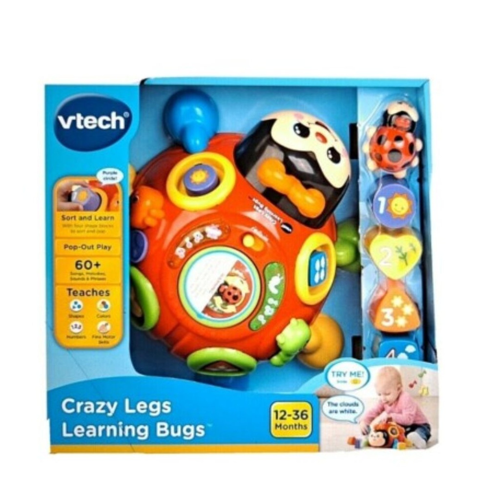 VTECH CRAZY LEGS LEARNING BUGS  12/36 MESES