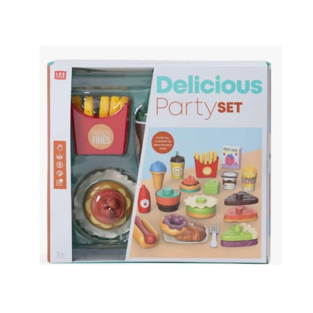 DELICIOUS PARTY SET COMIDA RAPIDA 