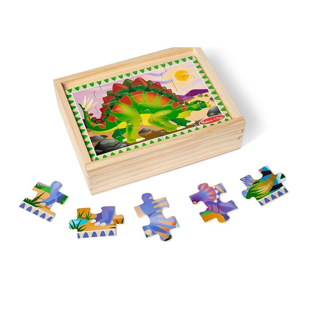 MELISSA & DOUG DINOSAURIO PUZZLE IN A BOX 12 PIECES