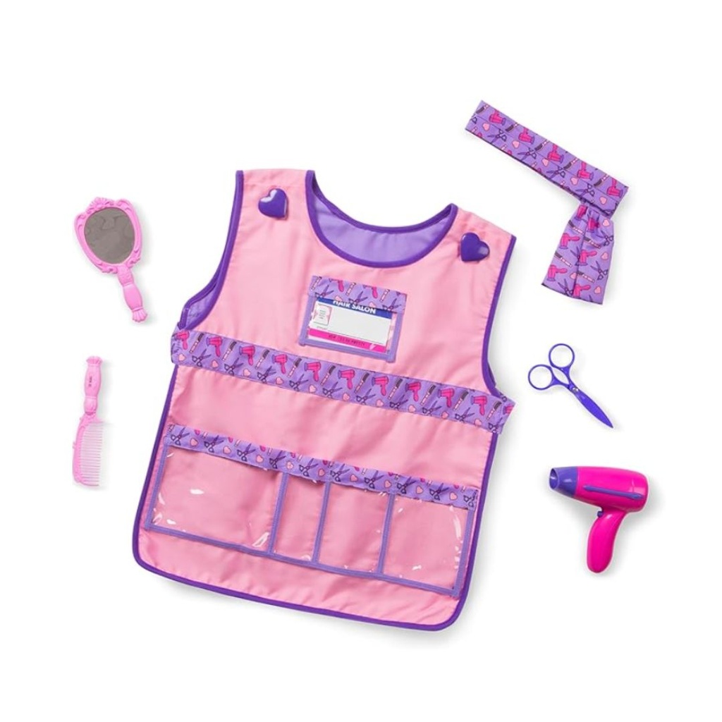 DISFRAZ DE PELUQUERA TALLA 3-6 MELISSA DOUG 