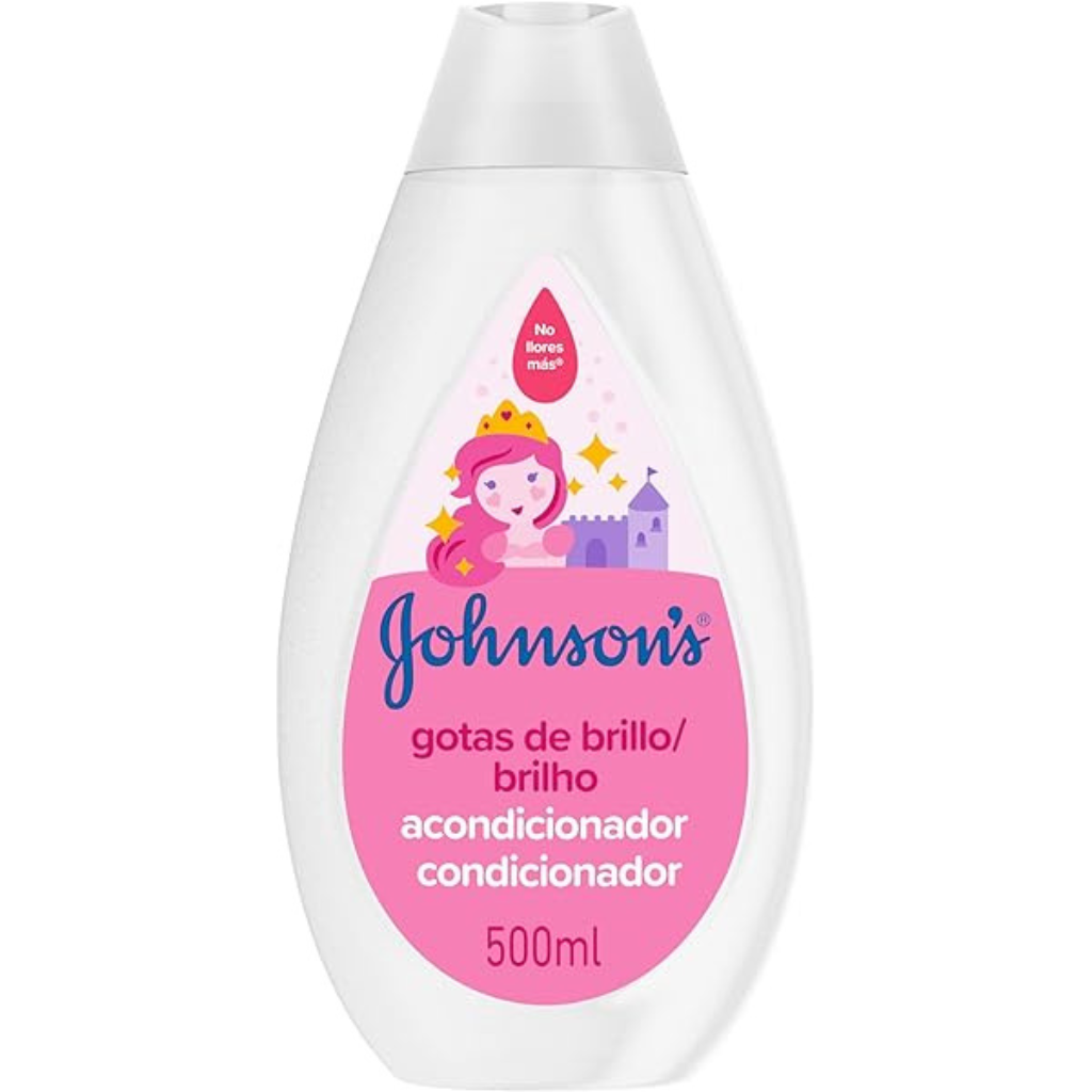 JOHNSON'S SHINY DROPS ACONDICINADOR 500 ML