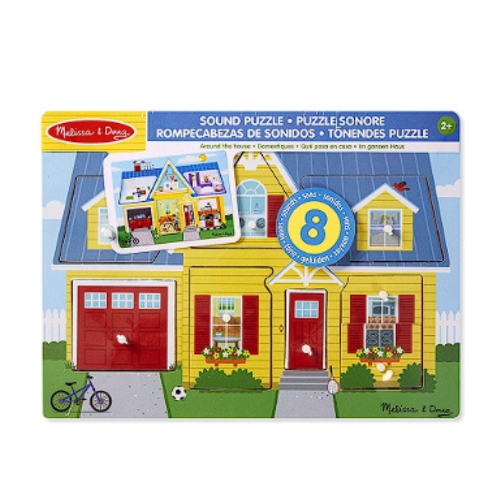  MELISSA & DOUG ROMPECABEZAS CON SONIDO CASA 