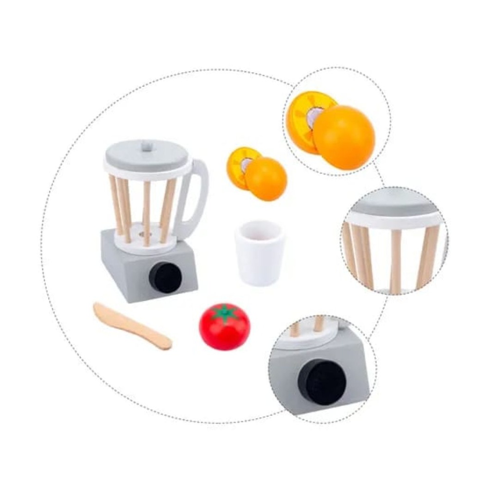 CUCININO SET LICUADORA DE MADERA 