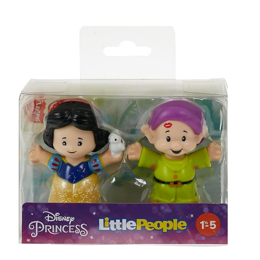 [194735134885] FISHER PRICE BLANCANIEVES Y ENANO LITTLE PEOPLE 
