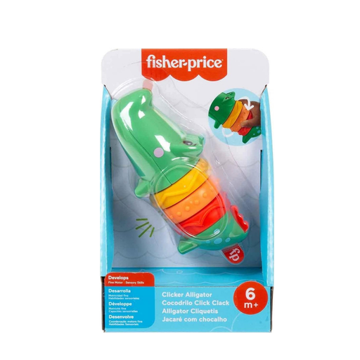[887961942477] FISHER PRICE COCODRILO CLICK CLACK, HABILIDAD SENSORIAL