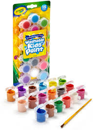 [071662003142] 18 PINTURAS LAVABLES PARA NIÑOS DE CRAYOLA