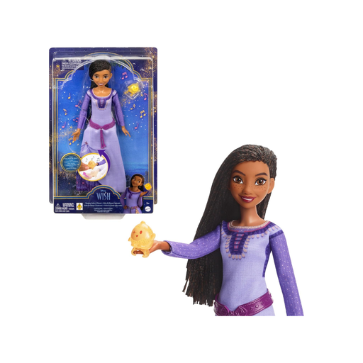 [194735169979] MATTEL DISNEY WISH ASHA DE ROSA QUE CANTA