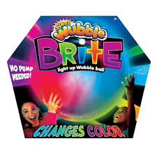 [042409807163] SUPER WUBBLE BRITE LIGHT UP WUBBLE BALL
