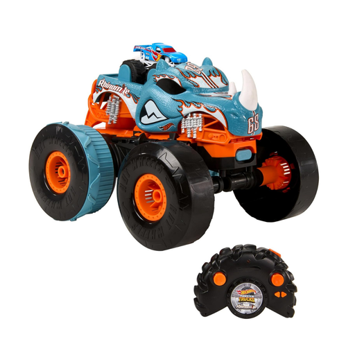 [194735160990] MATTEL HOT WHEELS MONSTER TRUCKS TRANSFORMING RHINOMITE