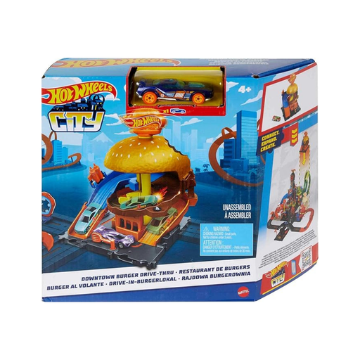 [194735030125] MATTEL HOT WHEELS AUTOSERVICIOS DE HAMBURGUESAS