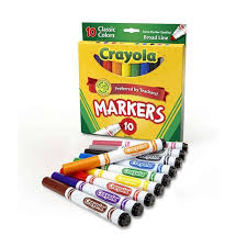 [071662077228] MARKERS CRAYOLA 10 UNIDADES