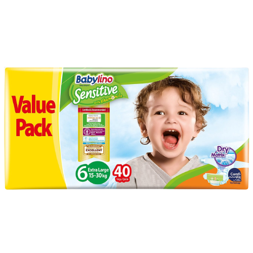 [5201263082610] BABYLINO SENSITIVE TALLA 6 EXTRA LARGE