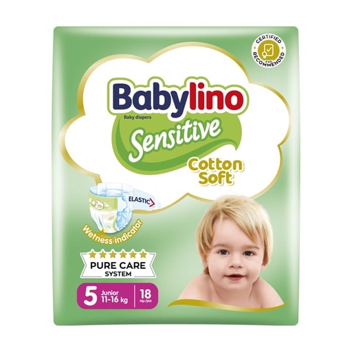 [5201263082559] BABYLINO SENSITIVE TALLA 5 JUNIOR