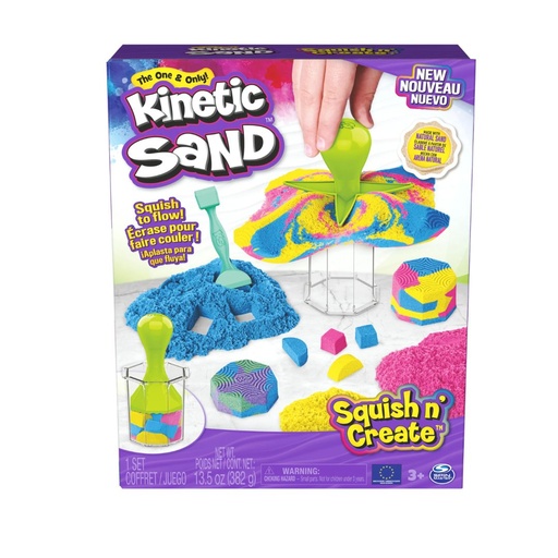 [778988348109] SPIN MASTER KINETIC SAND SQUISH CREATE 