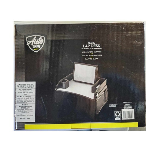 [810092255697] AUTODRIVE TRAVEL LAP DESK